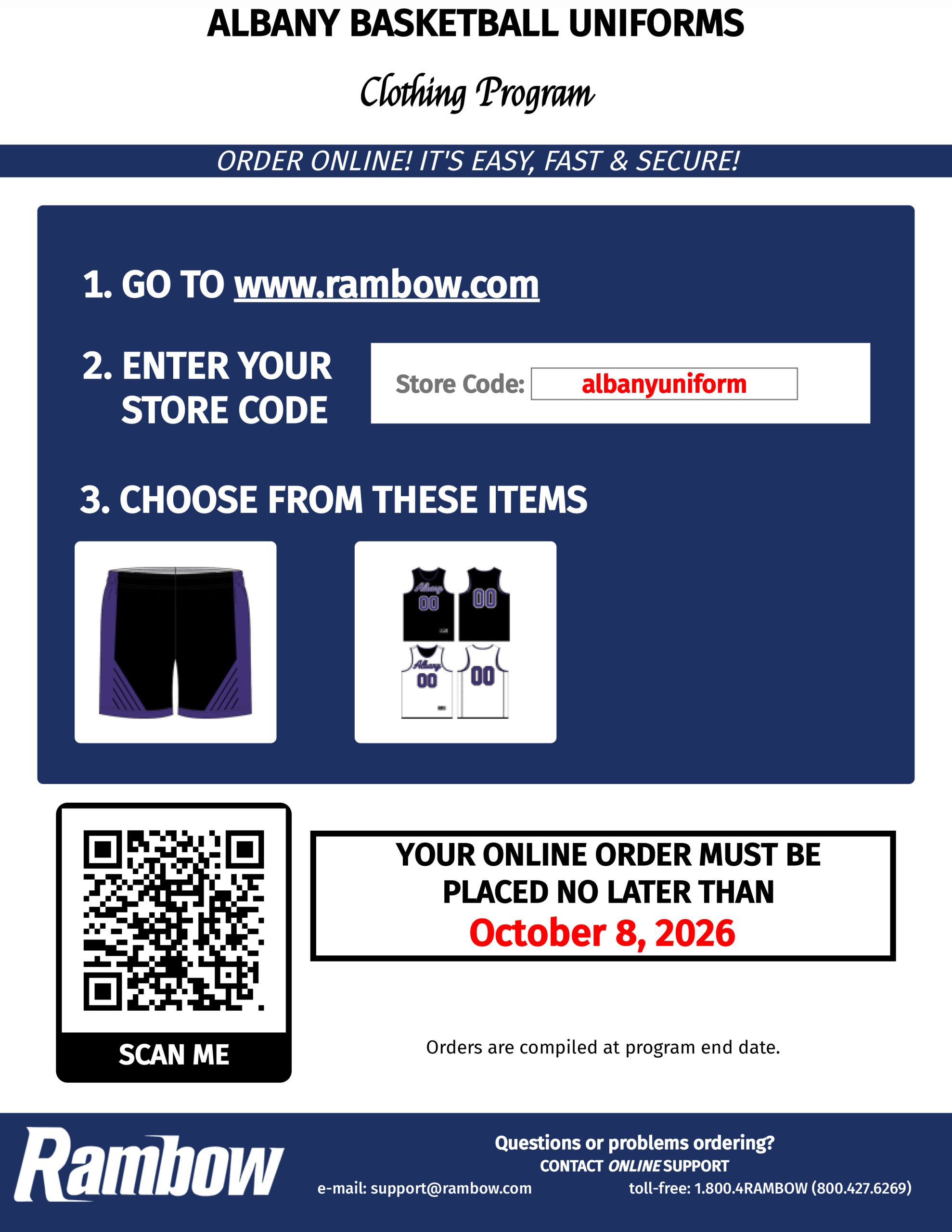 2026-27 AYBA Uniform Store